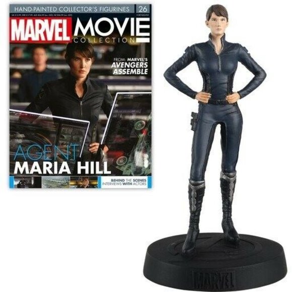 Eaglemoss Marvel Movie Collection Figurine & Magazine #26 Agent Maria Hill 2017 - Picture 9 of 9